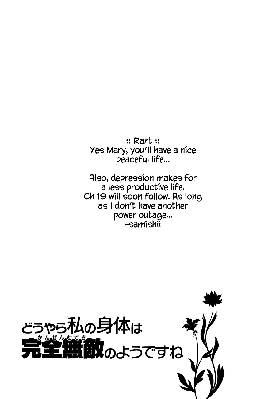 Douyara Watashi No Karada Wa Kanzen Muteki No You Desu Ne Chapter 18 page 27 - Chapter 18