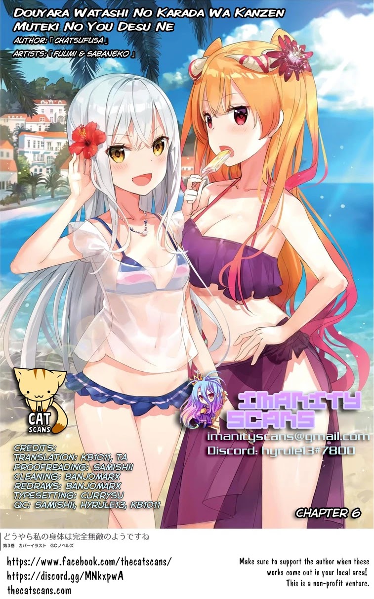 Douyara Watashi No Karada Wa Kanzen Muteki No You Desu Ne Chapter 6 page 1 - Chapter 6