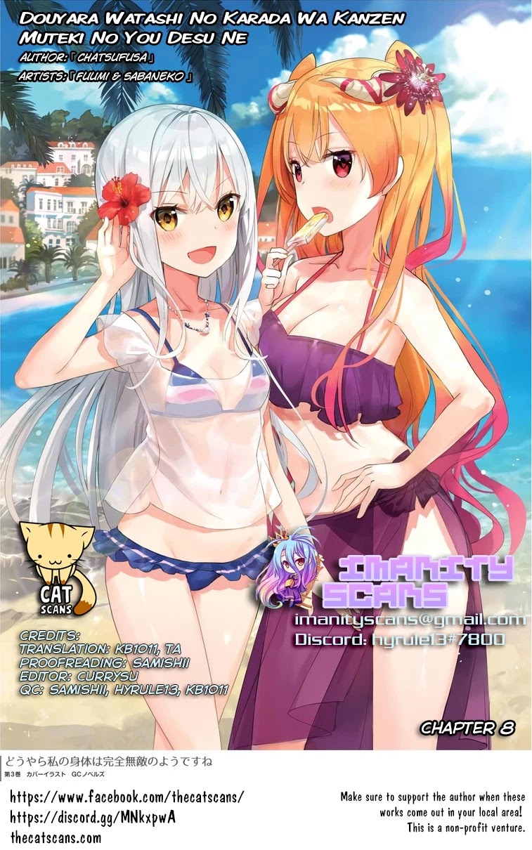 Douyara Watashi No Karada Wa Kanzen Muteki No You Desu Ne Chapter 8 page 1 - Chapter 8