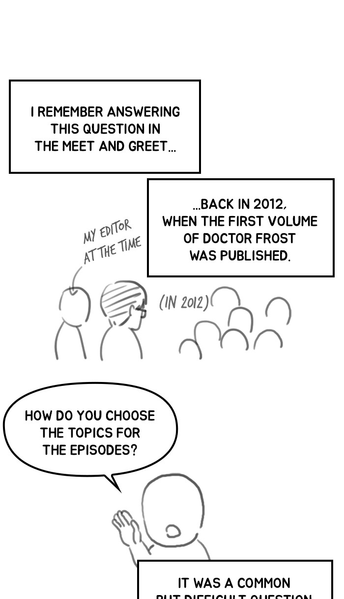 Dr. Frost Chapter 150 page 12 - Chapter 150: Ep. 150 - Behind the Scenes & Episode Commentary (3)
