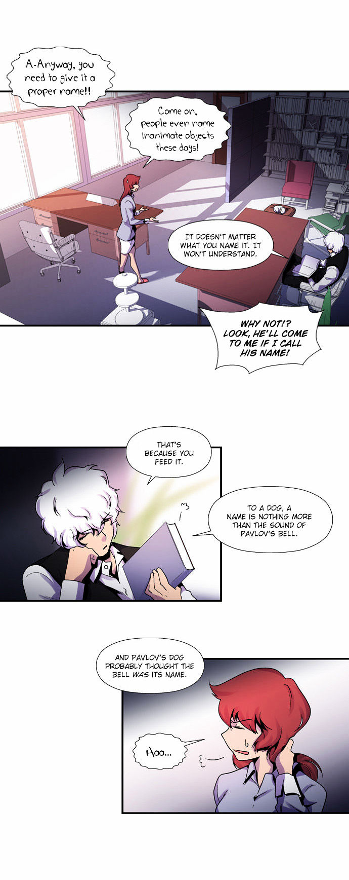 Dr. Frost Chapter 44 page 9 - Chapter 44 : The Psychologist in the White Room and Pavlov's Dog (3)