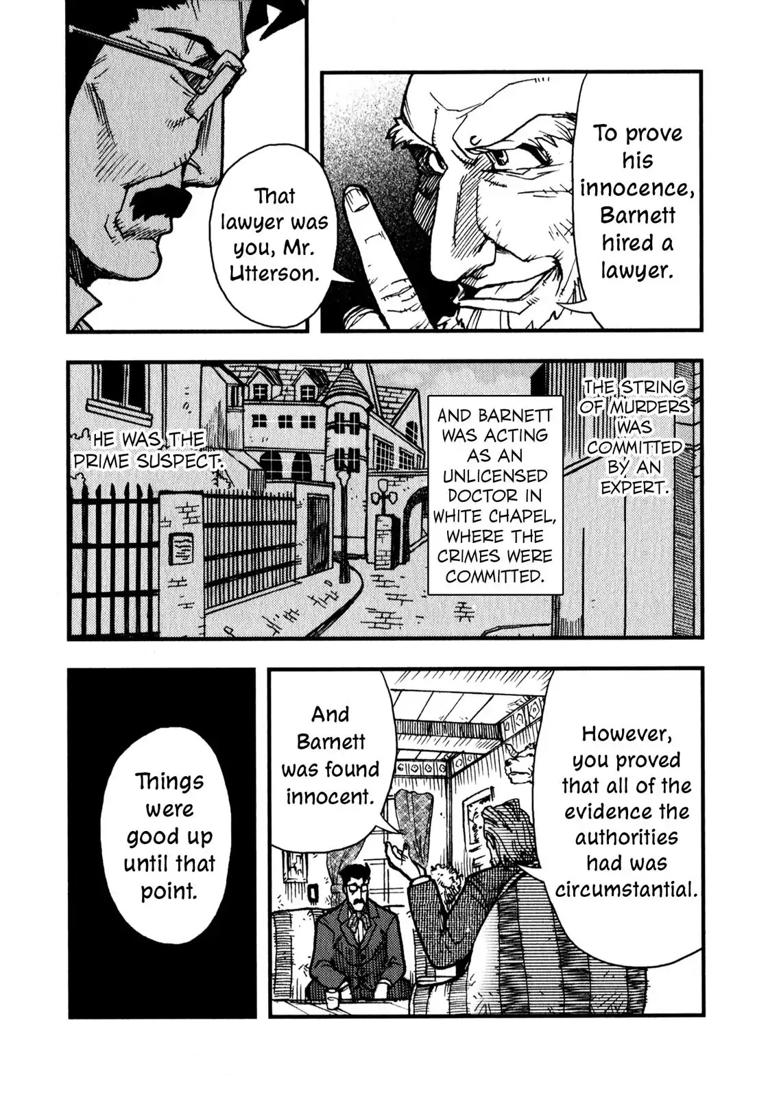 Dr. Jekyll and Mr. Hyde Chapter 2 page 10 - Chapter 2: Mr. Utterson and Sir Carew