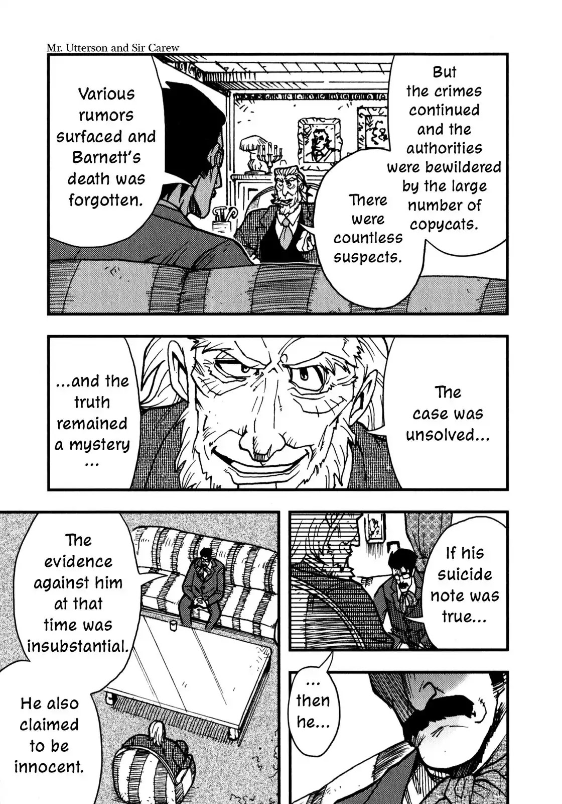 Dr. Jekyll and Mr. Hyde Chapter 2 page 12 - Chapter 2: Mr. Utterson and Sir Carew