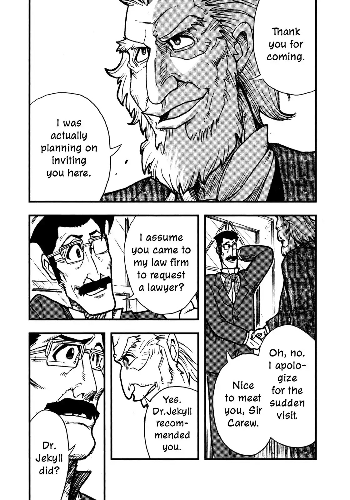 Dr. Jekyll and Mr. Hyde Chapter 2 page 7 - Chapter 2: Mr. Utterson and Sir Carew