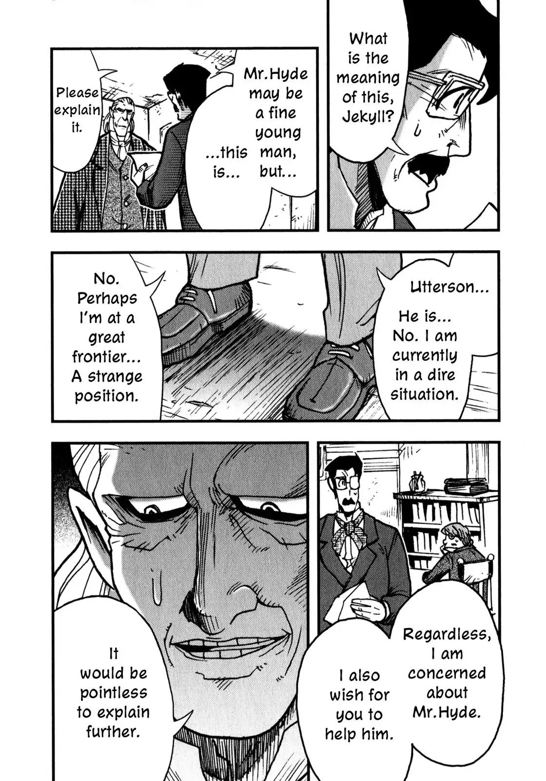 Dr. Jekyll and Mr. Hyde Chapter 3 page 11 - Chapter 3: Dr. Lanyon and Mr. Utterson