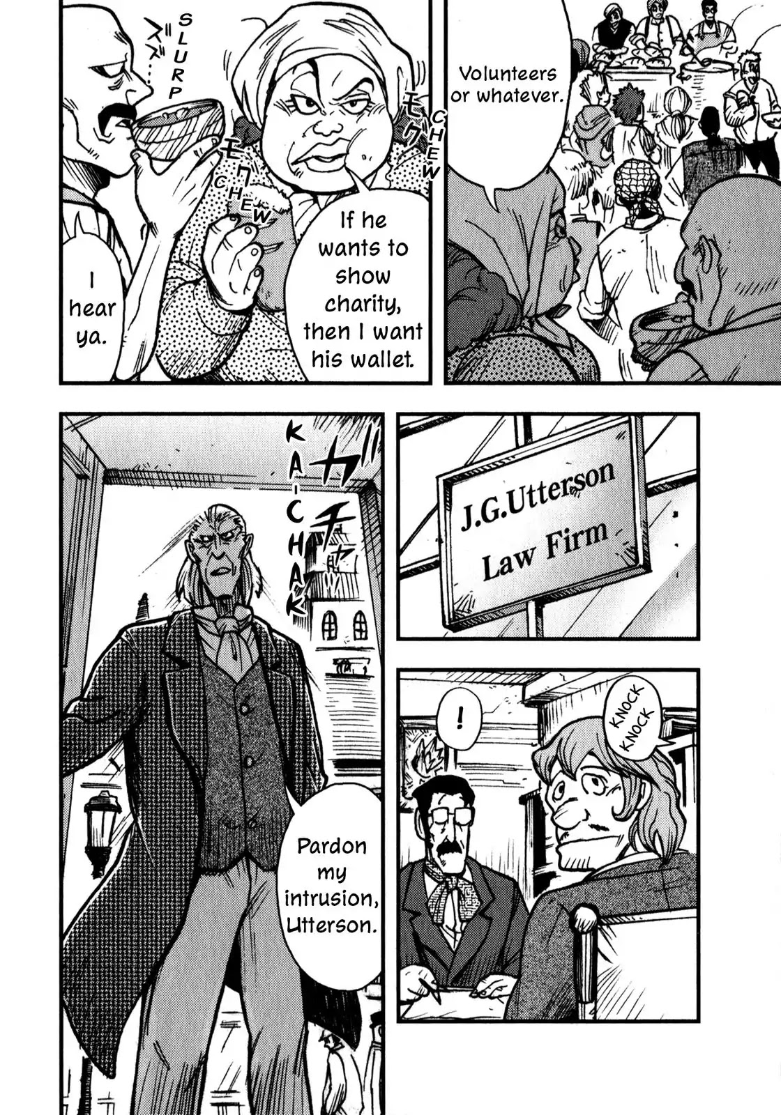 Dr. Jekyll and Mr. Hyde Chapter 3 page 8 - Chapter 3: Dr. Lanyon and Mr. Utterson