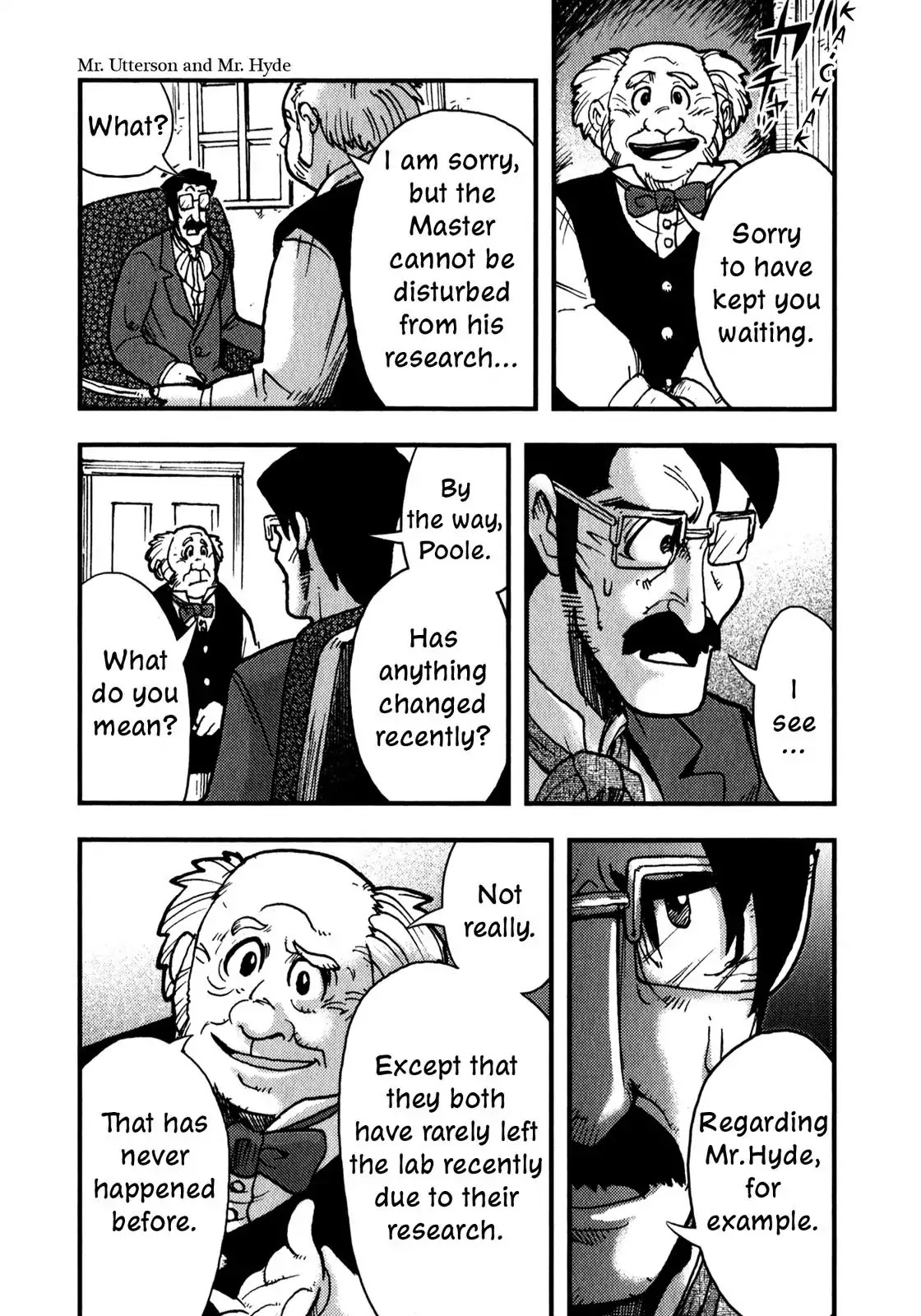 Dr. Jekyll and Mr. Hyde Chapter 4 page 18 - Chapter 4: Mr. Utterson and Mr. Hyde