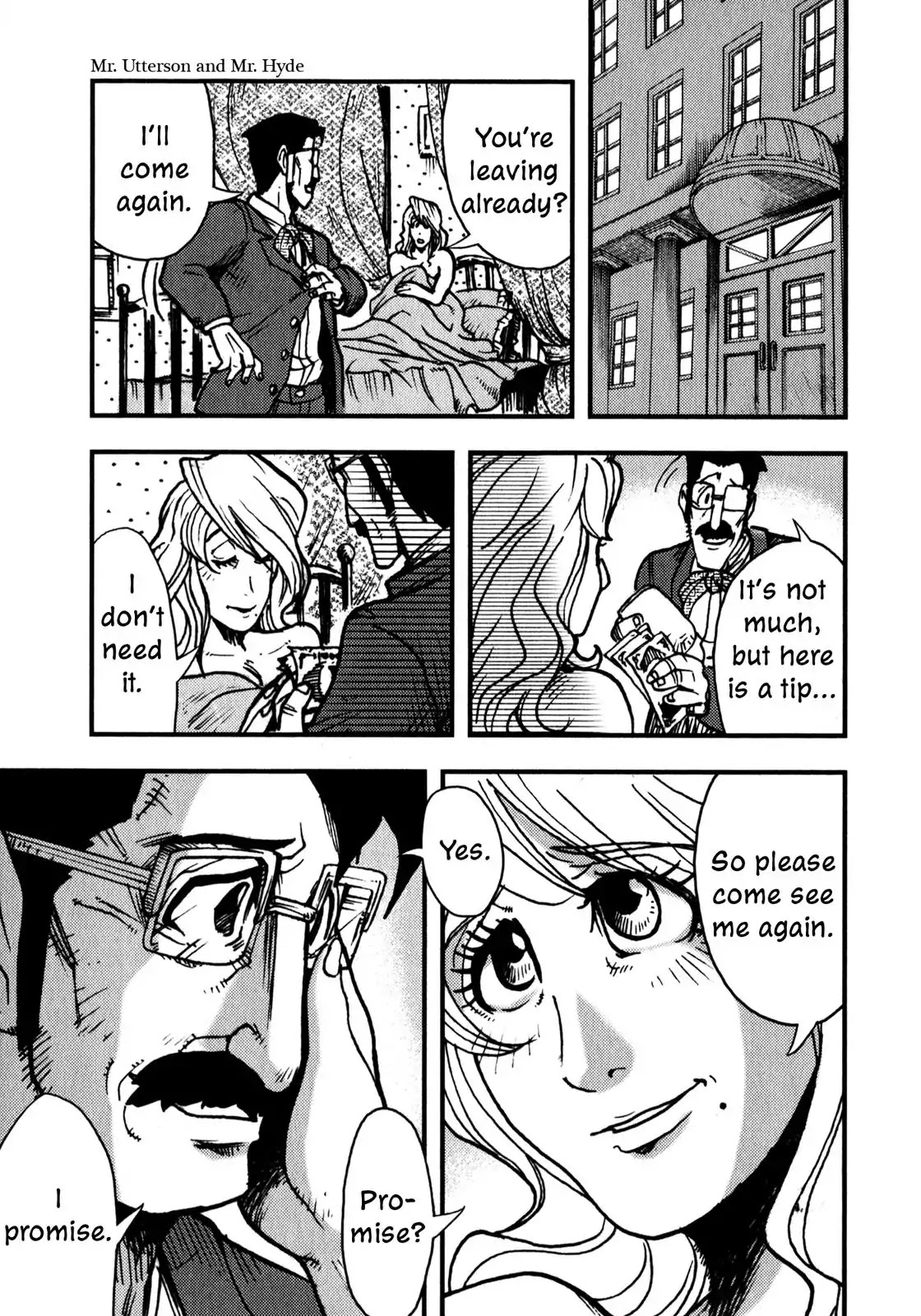 Dr. Jekyll and Mr. Hyde Chapter 4 page 4 - Chapter 4: Mr. Utterson and Mr. Hyde