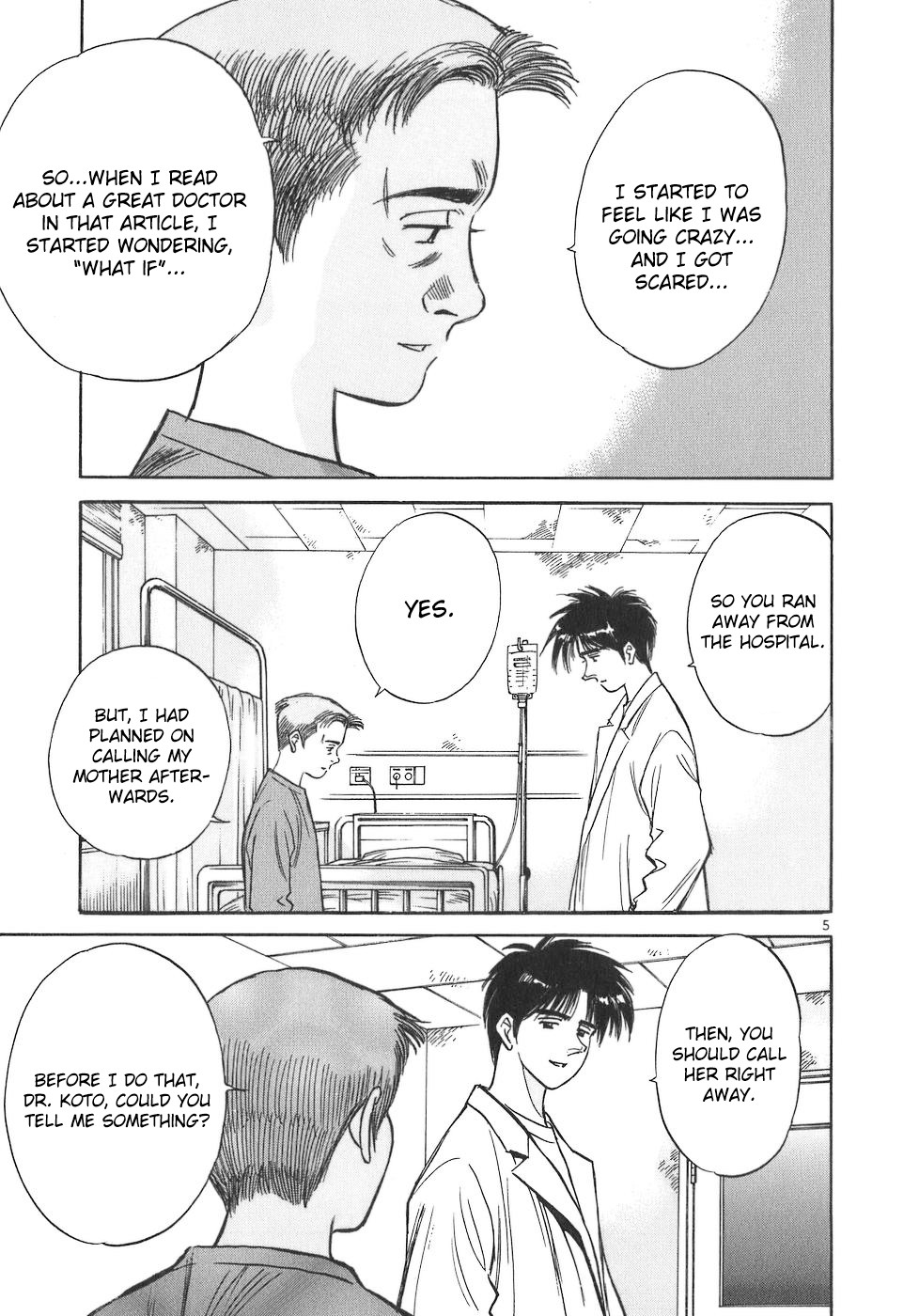 Dr. Koto Shinryoujo Chapter 100 page 5 - Chapter 100: Dr. Koto is Confided to