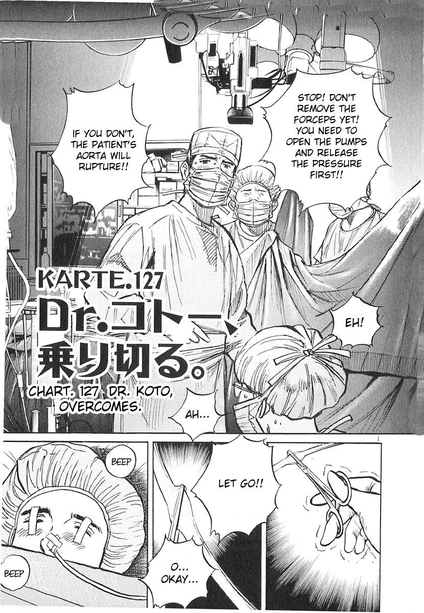 Dr. Koto Shinryoujo Chapter 127 page 1 - Chapter 127: Dr. Koto Overcomes