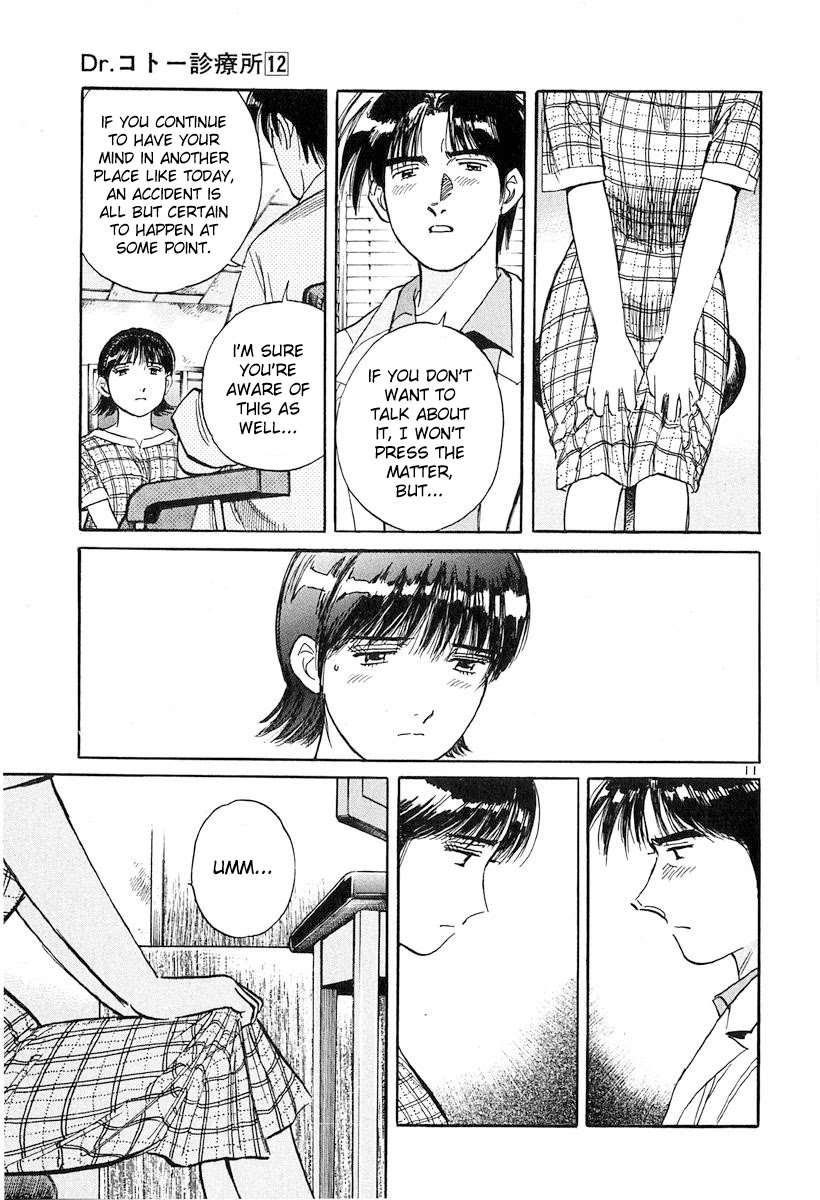Dr. Koto Shinryoujo Chapter 132 page 11 - Chapter 132: Dr. Koto Encourages