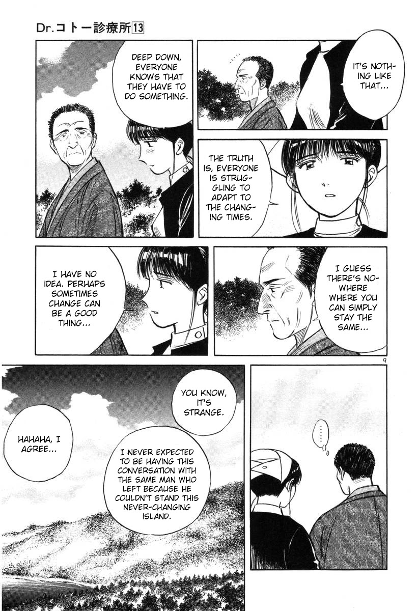 Dr. Koto Shinryoujo Chapter 139 page 9 - Chapter 139: Dr. Koto is Conflicted