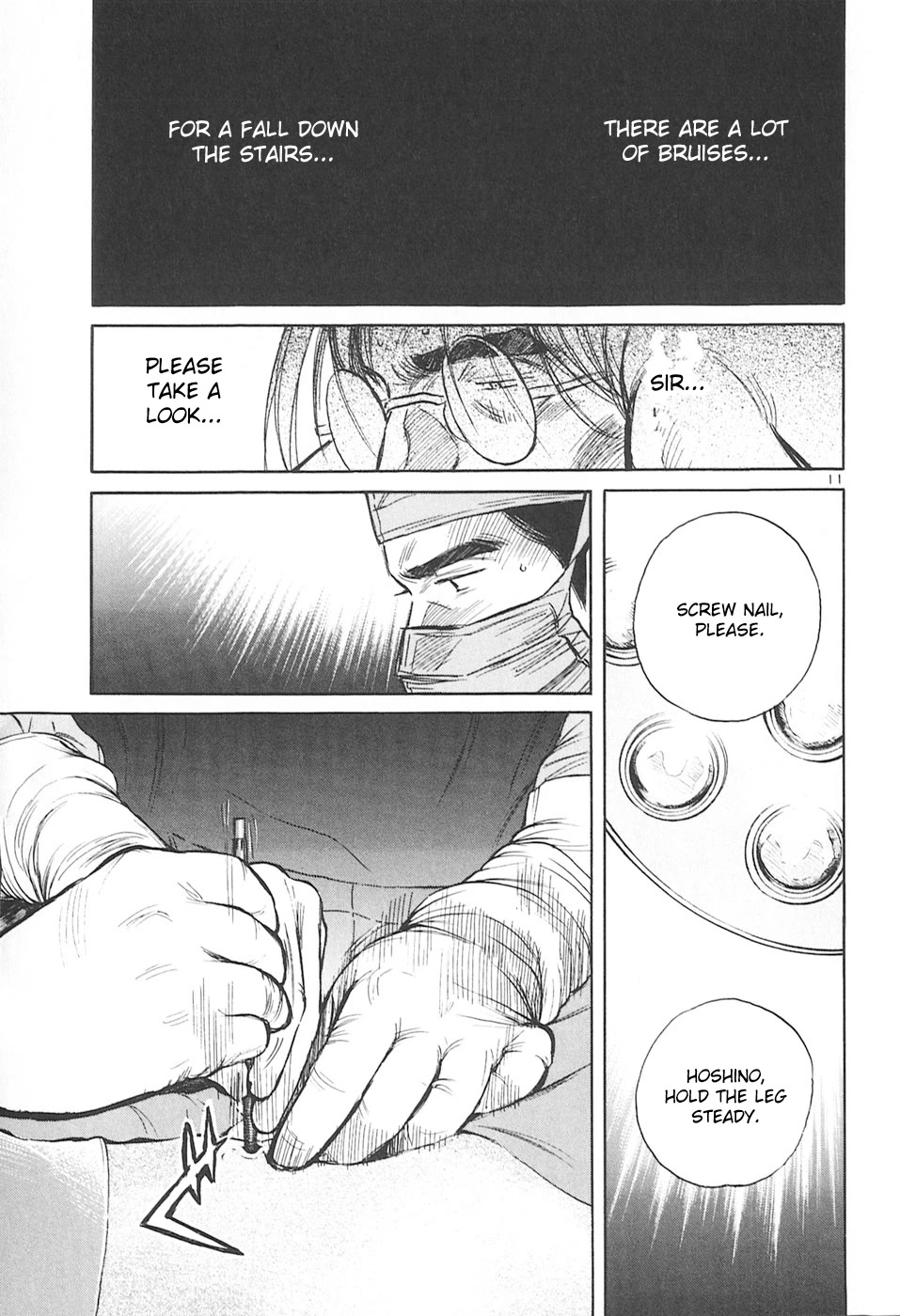 Dr. Koto Shinryoujo Chapter 159 page 11 - Chapter 159: Dr. Koto Presses