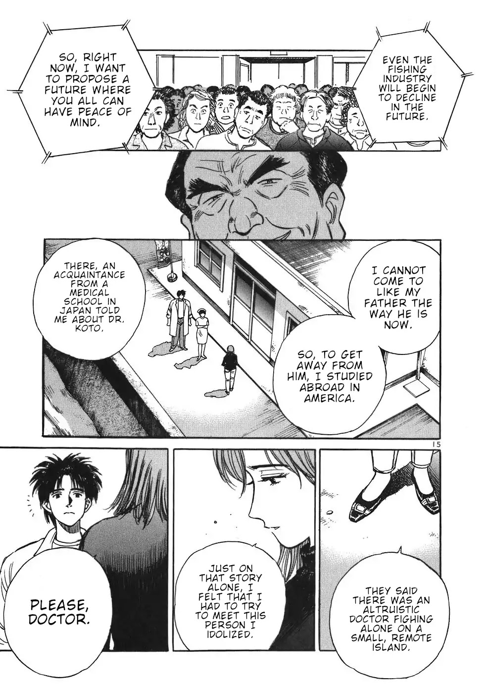 Dr. Koto Shinryoujo Chapter 18 page 15 - Chapter 18: Dr. Koto is Back on His Feet