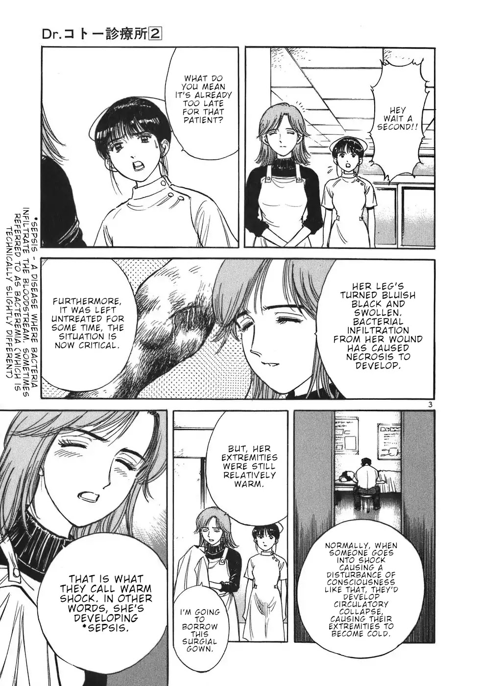 Dr. Koto Shinryoujo Chapter 18 page 3 - Chapter 18: Dr. Koto is Back on His Feet