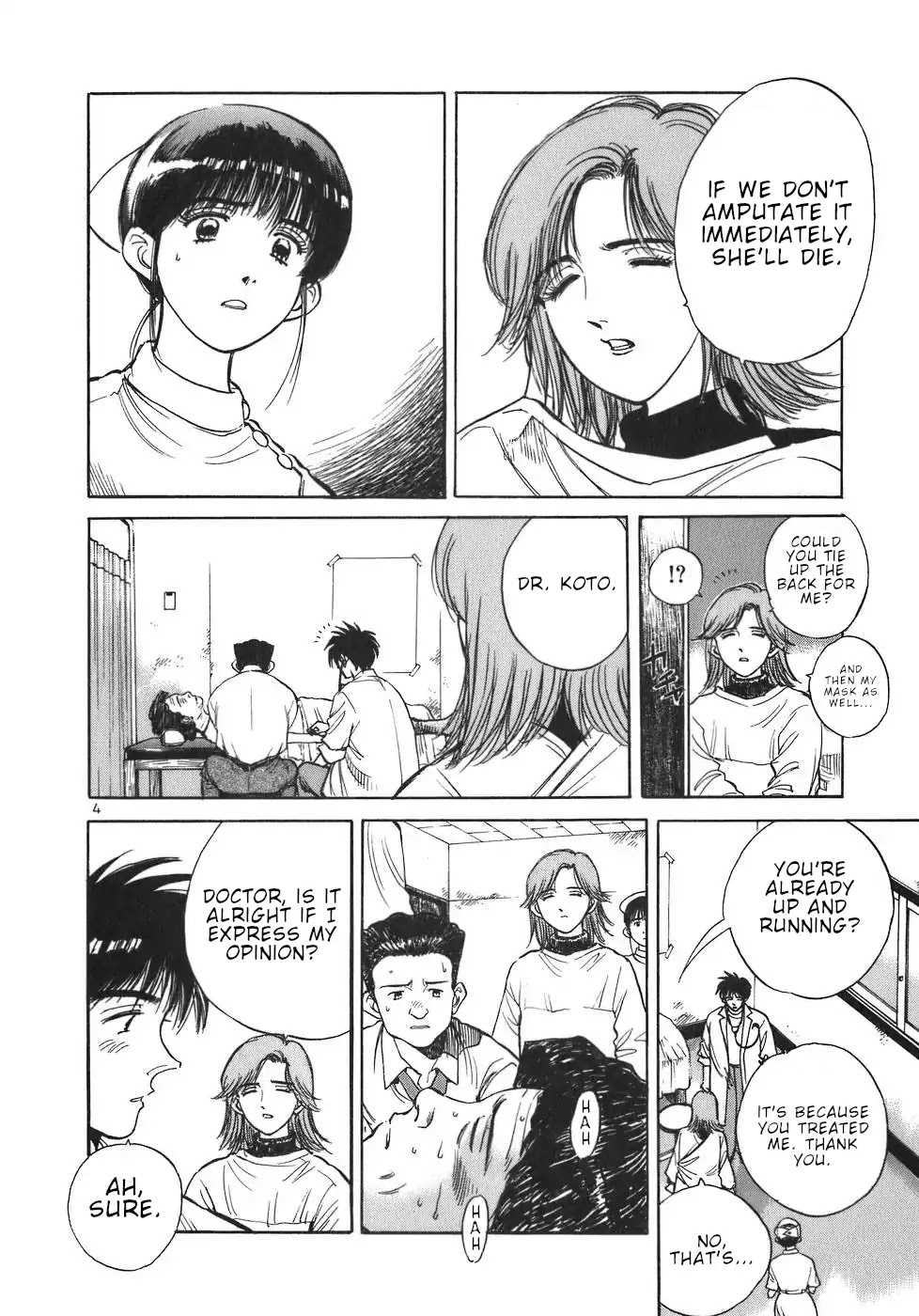 Dr. Koto Shinryoujo Chapter 18 page 4 - Chapter 18: Dr. Koto is Back on His Feet