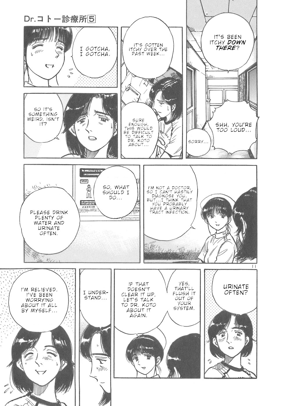Dr. Koto Shinryoujo Chapter 48 page 11 - Chapter 48: Dr. Koto Departs