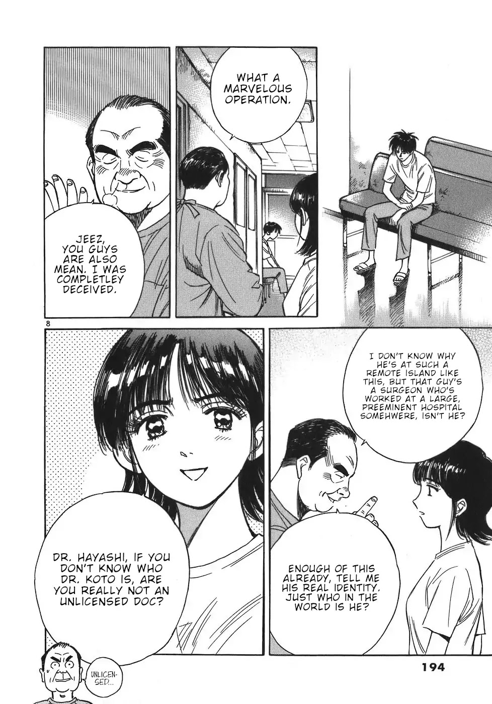 Dr. Koto Shinryoujo Chapter 55 page 8 - Chapter 55: Dr. Koto Carries Through