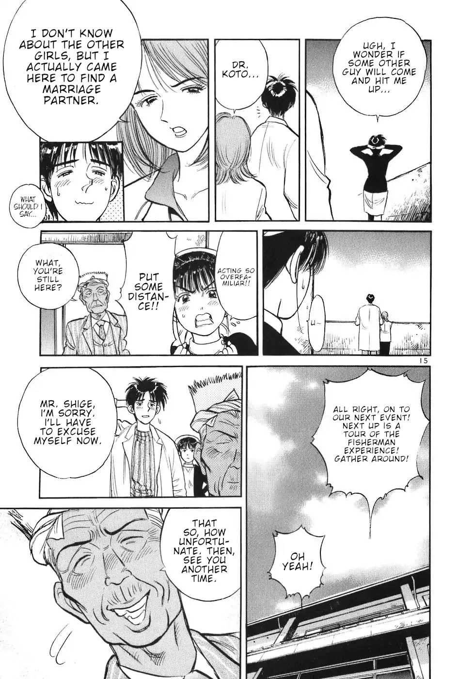 Dr. Koto Shinryoujo Chapter 61 page 15 - Chapter 61: Dr. Koto Runs Away