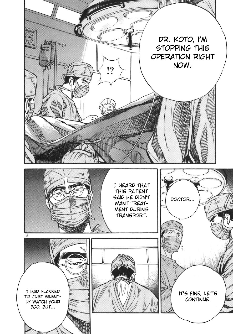 Dr. Koto Shinryoujo Chapter 75 page 16 - Chapter 75: Dr. Koto Defies