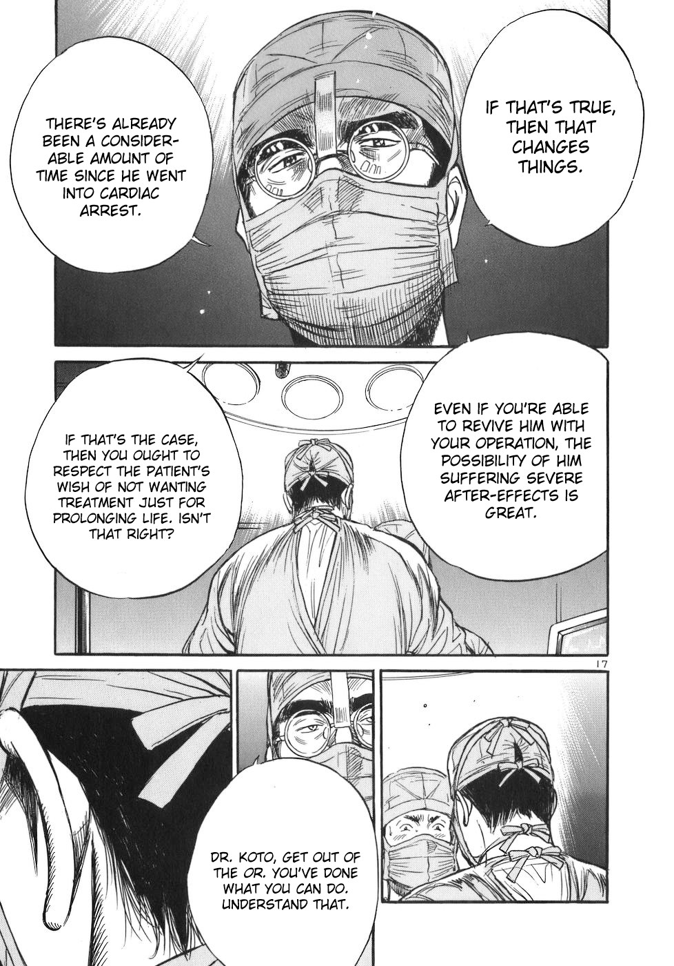 Dr. Koto Shinryoujo Chapter 75 page 17 - Chapter 75: Dr. Koto Defies