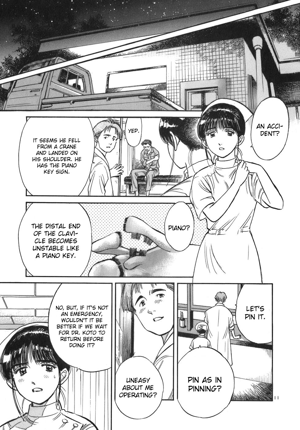 Dr. Koto Shinryoujo Chapter 80 page 11 - Chapter 80: Dr. Koto Calls