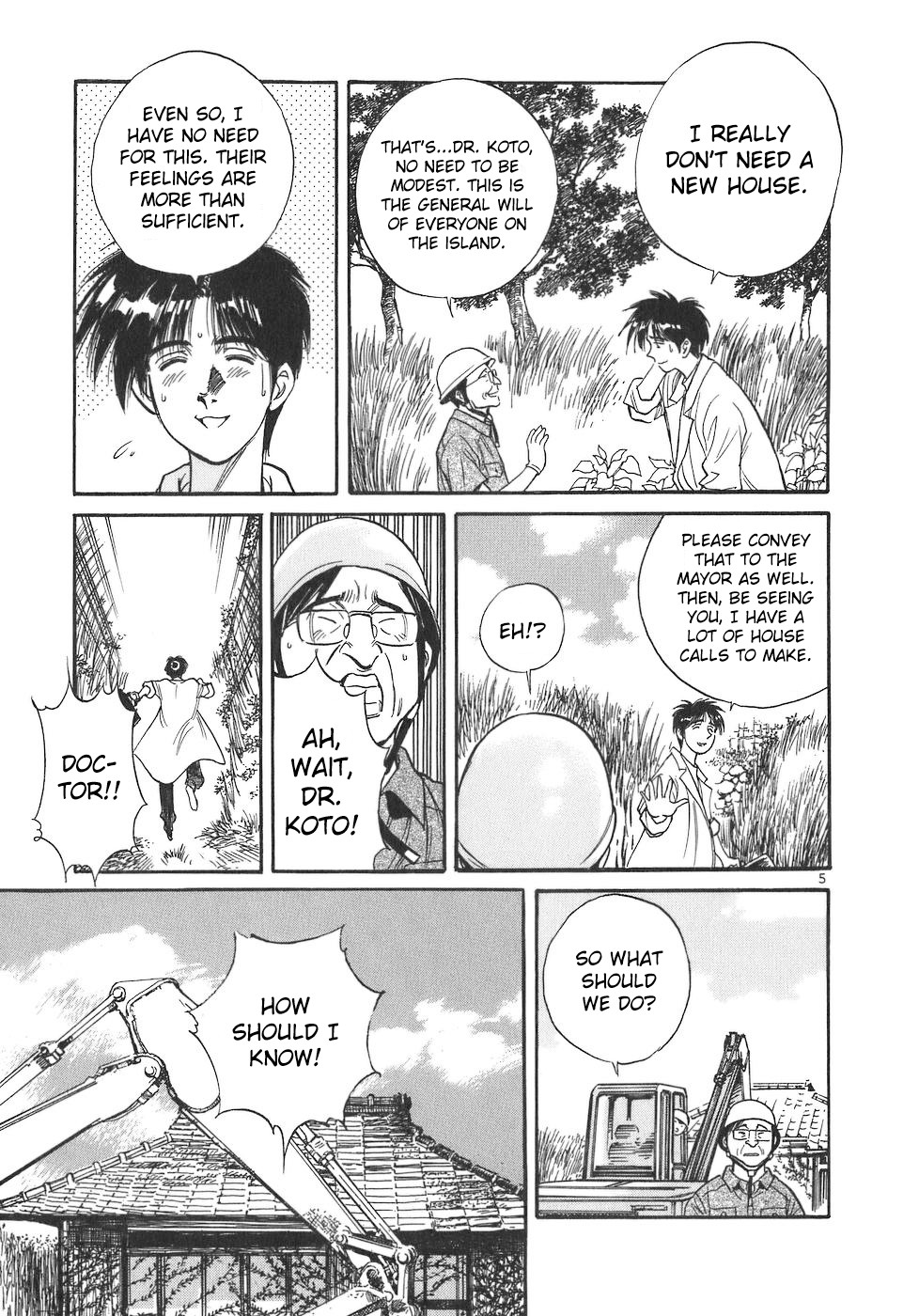 Dr. Koto Shinryoujo Chapter 91 page 5 - Chapter 91: Dr. Koto Feels Down