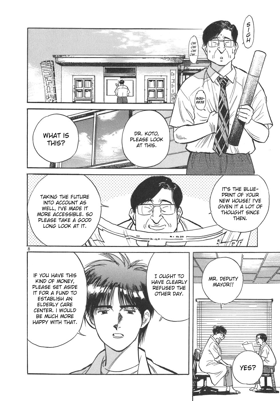 Dr. Koto Shinryoujo Chapter 91 page 8 - Chapter 91: Dr. Koto Feels Down