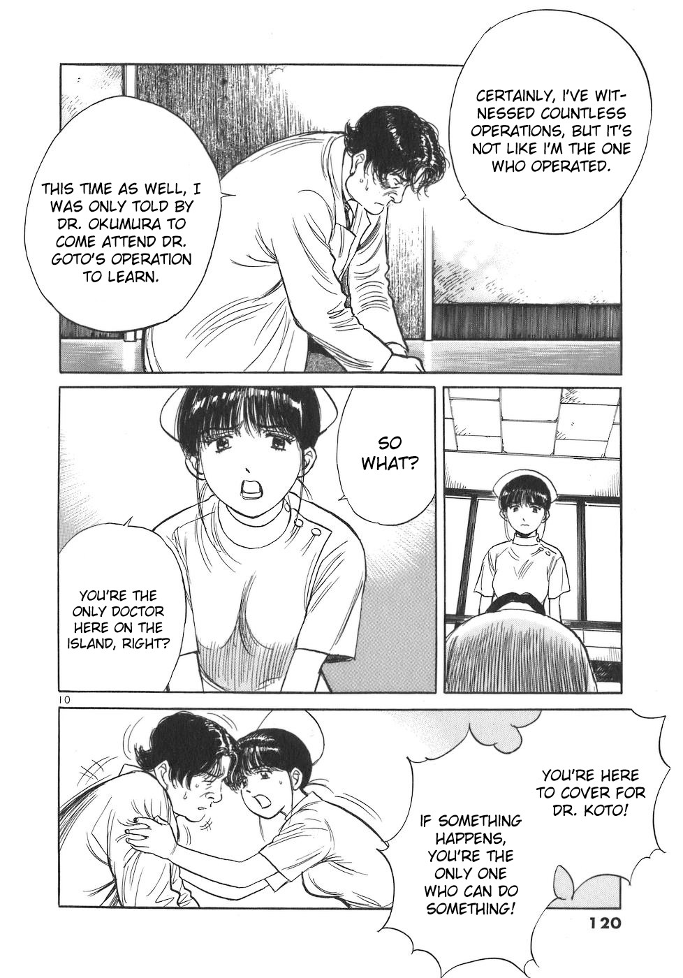 Dr. Koto Shinryoujo Chapter 96 page 10 - Chapter 96: Dr. Koto Lashes Out