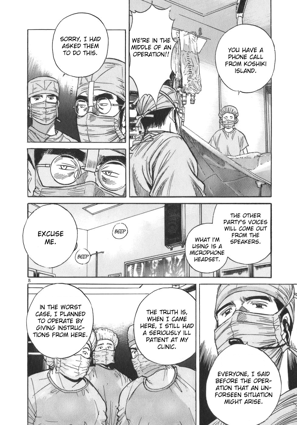 Dr. Koto Shinryoujo Chapter 97 page 8 - Chapter 97: Dr. Koto Scolds