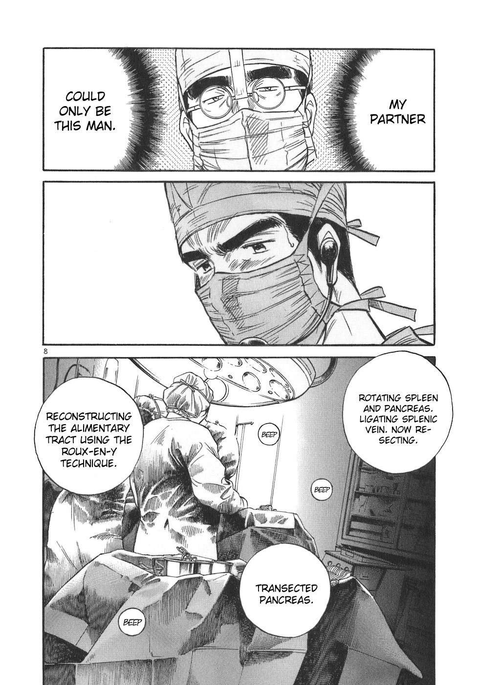 Dr. Koto Shinryoujo Chapter 98 page 8 - Chapter 98: Dr. Koto Parts Ways