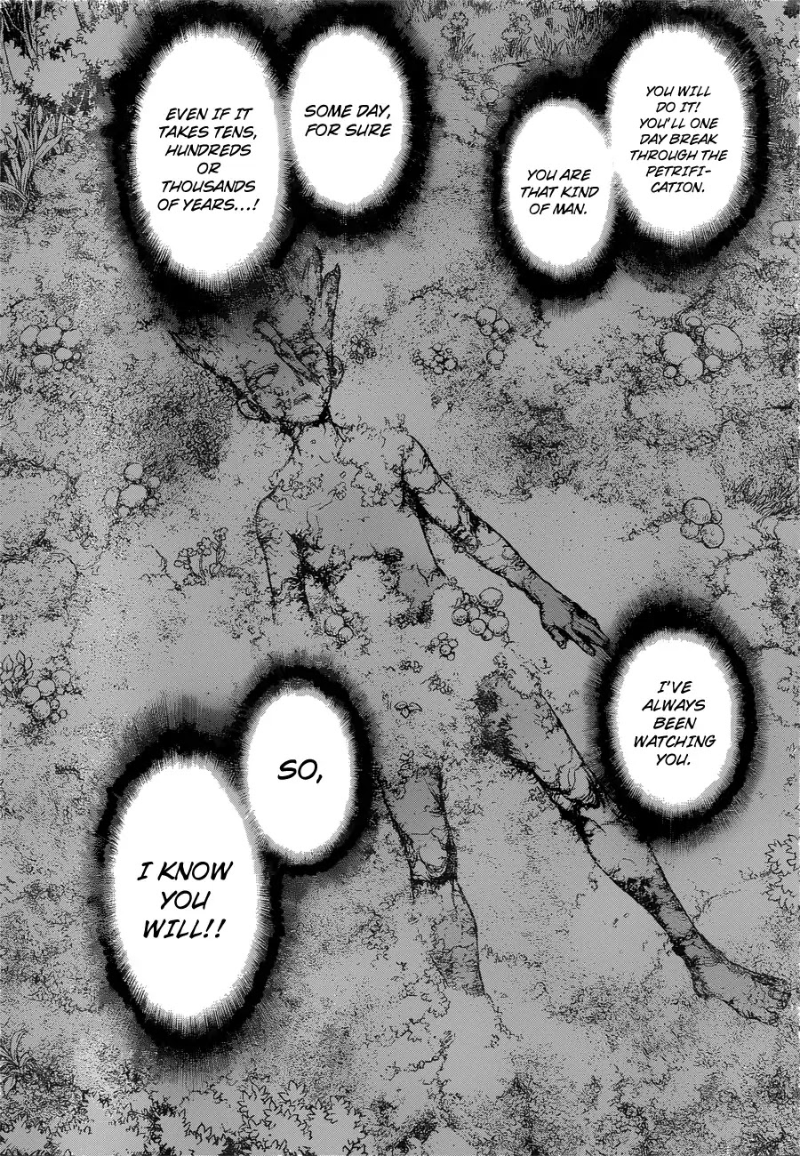 Dr. Stone Reboot: Byakuya Chapter 1 page 12 - Chapter 1: Z=1: Humanity's Support