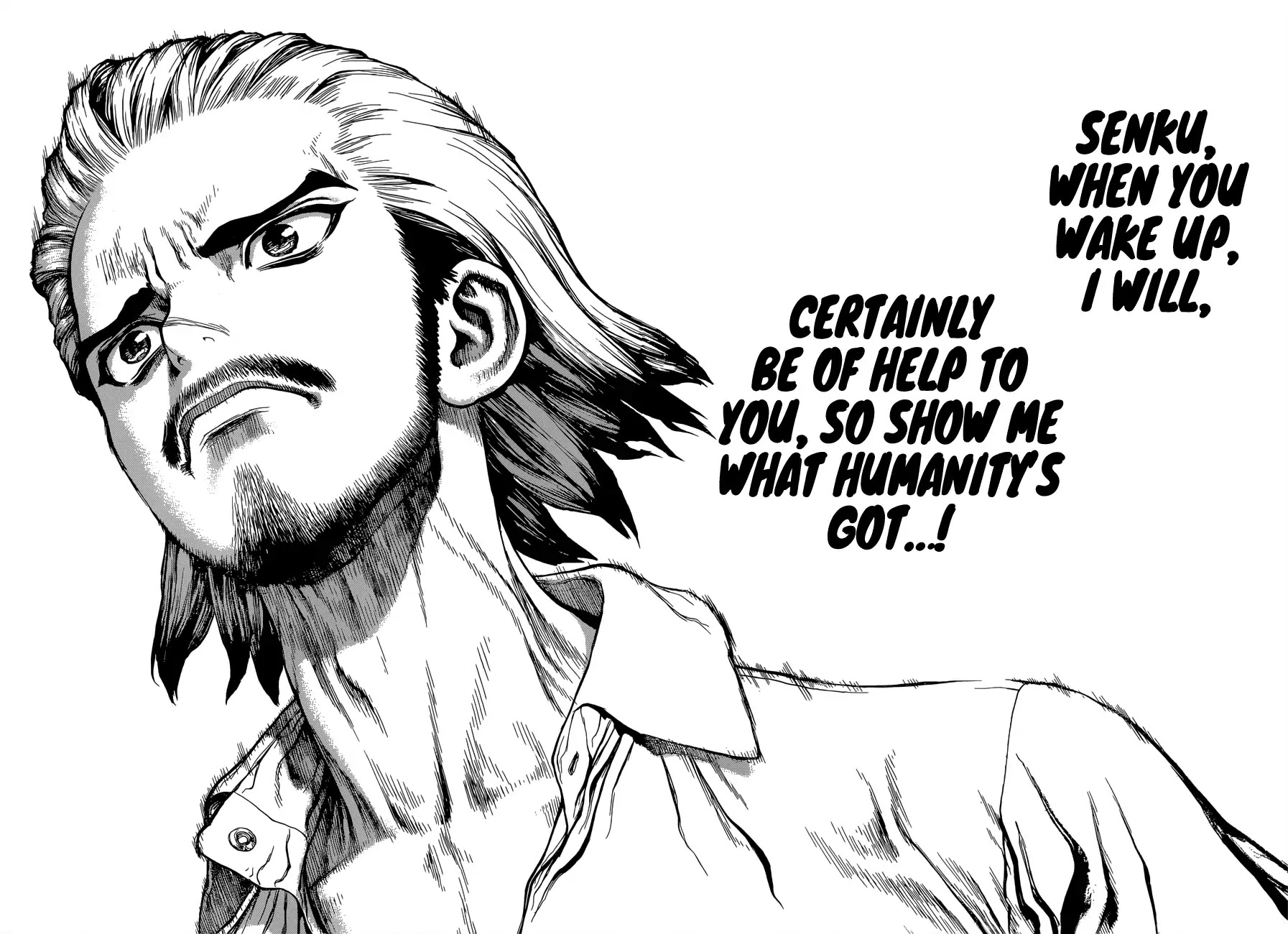 Dr. Stone Reboot: Byakuya Chapter 1 page 13 - Chapter 1: Z=1: Humanity's Support