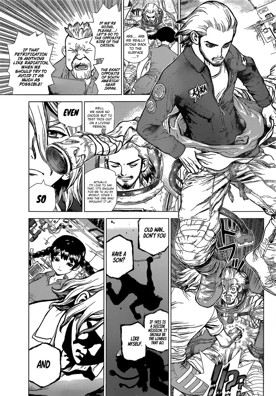 Dr. Stone Reboot: Byakuya Chapter 1 page 15 - Chapter 1: Z=1: Humanity's Support
