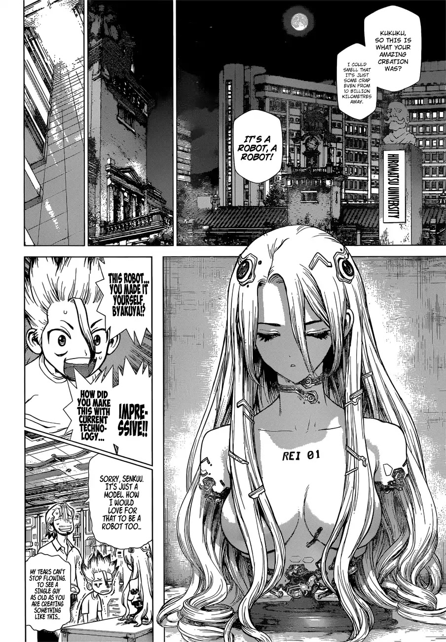 Dr. Stone Reboot: Byakuya Chapter 1 page 4 - Chapter 1: Z=1: Humanity's Support