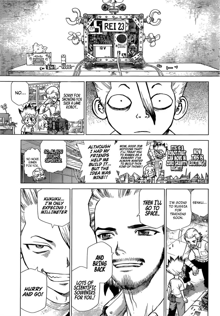 Dr. Stone Reboot: Byakuya Chapter 1 page 5 - Chapter 1: Z=1: Humanity's Support