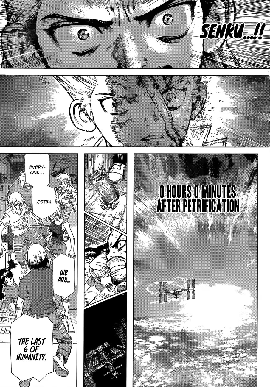 Dr. Stone Reboot: Byakuya Chapter 1 page 8 - Chapter 1: Z=1: Humanity's Support
