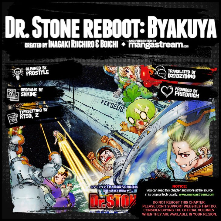 Dr. Stone Reboot: Byakuya Chapter 4 page 2 - Chapter 4
