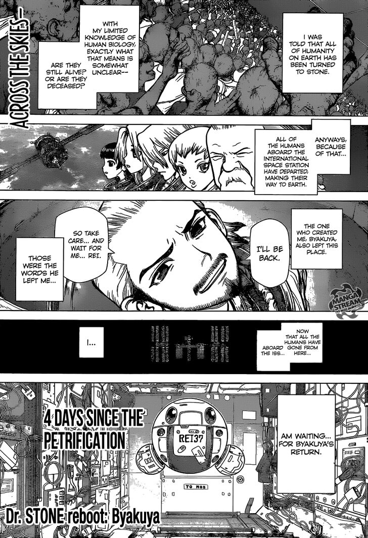 Dr. Stone Reboot: Byakuya Chapter 5 page 1 - Chapter 5