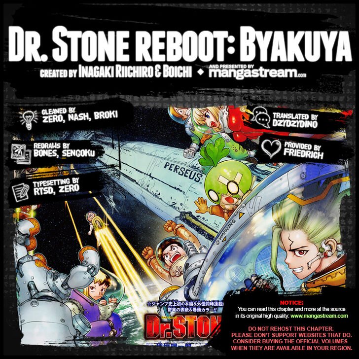 Dr. Stone Reboot: Byakuya Chapter 6 page 2 - Chapter 6