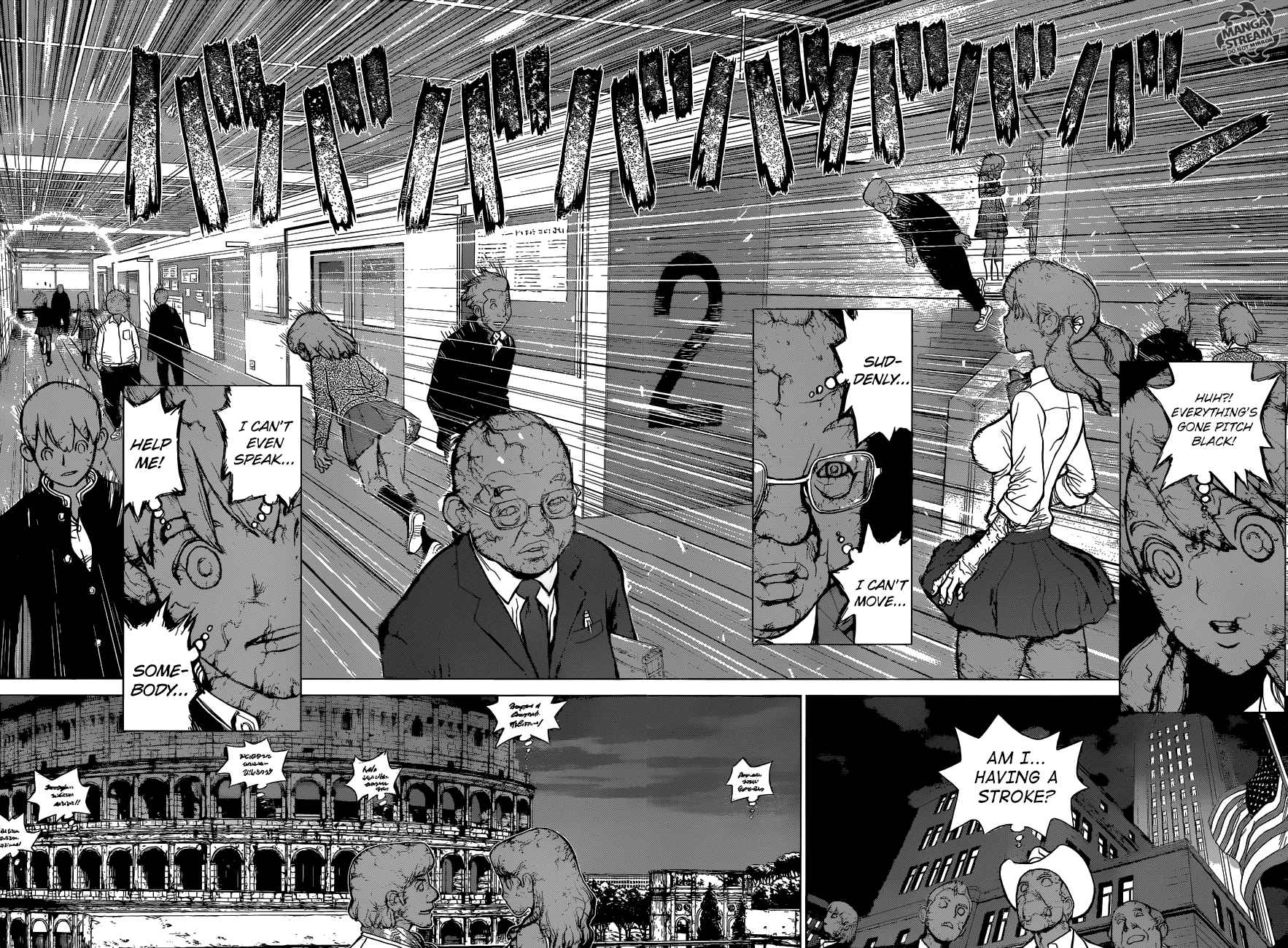 Dr. Stone Chapter 1 page 13 - Chapter 1: Stone World