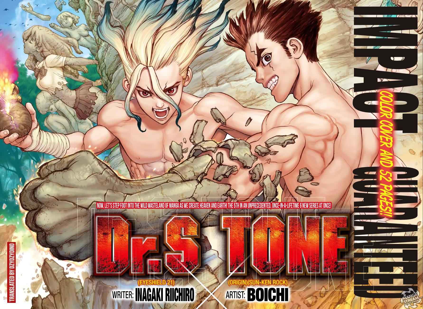 Dr. Stone Chapter 1 page 3 - Chapter 1: Stone World