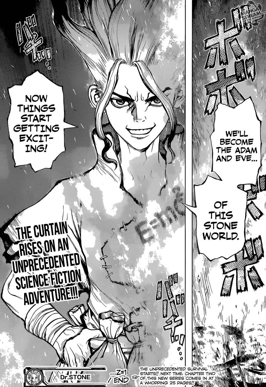 Dr. Stone Chapter 1 page 47 - Chapter 1: Stone World