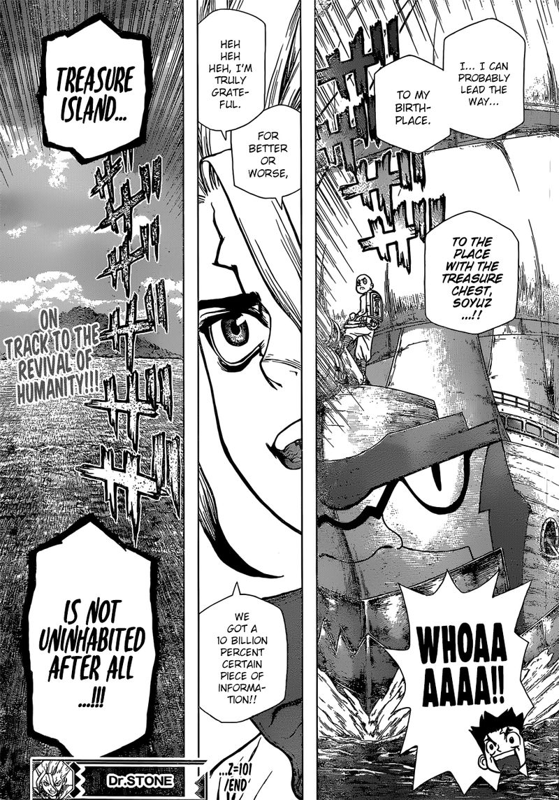 Dr. Stone Chapter 101 page 16 - Chapter 101: Treasure Chest