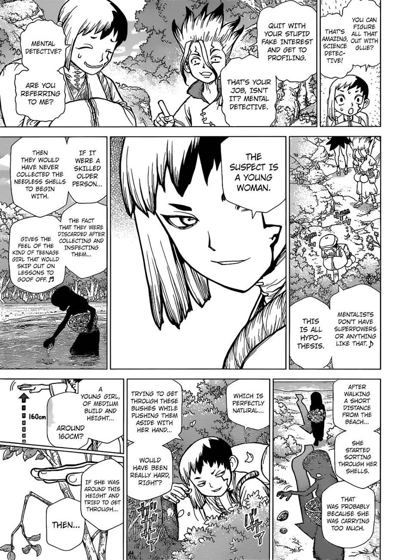 Dr. Stone Chapter 104 page 10 - Chapter 104: Men of Forensics