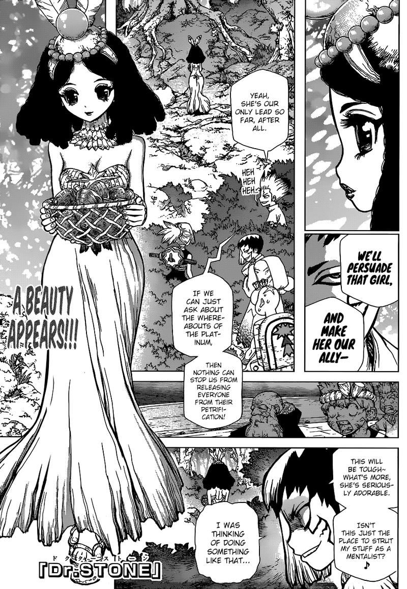 Dr. Stone Chapter 105 page 1 - Chapter 105: The Island's Greatest Beauty
