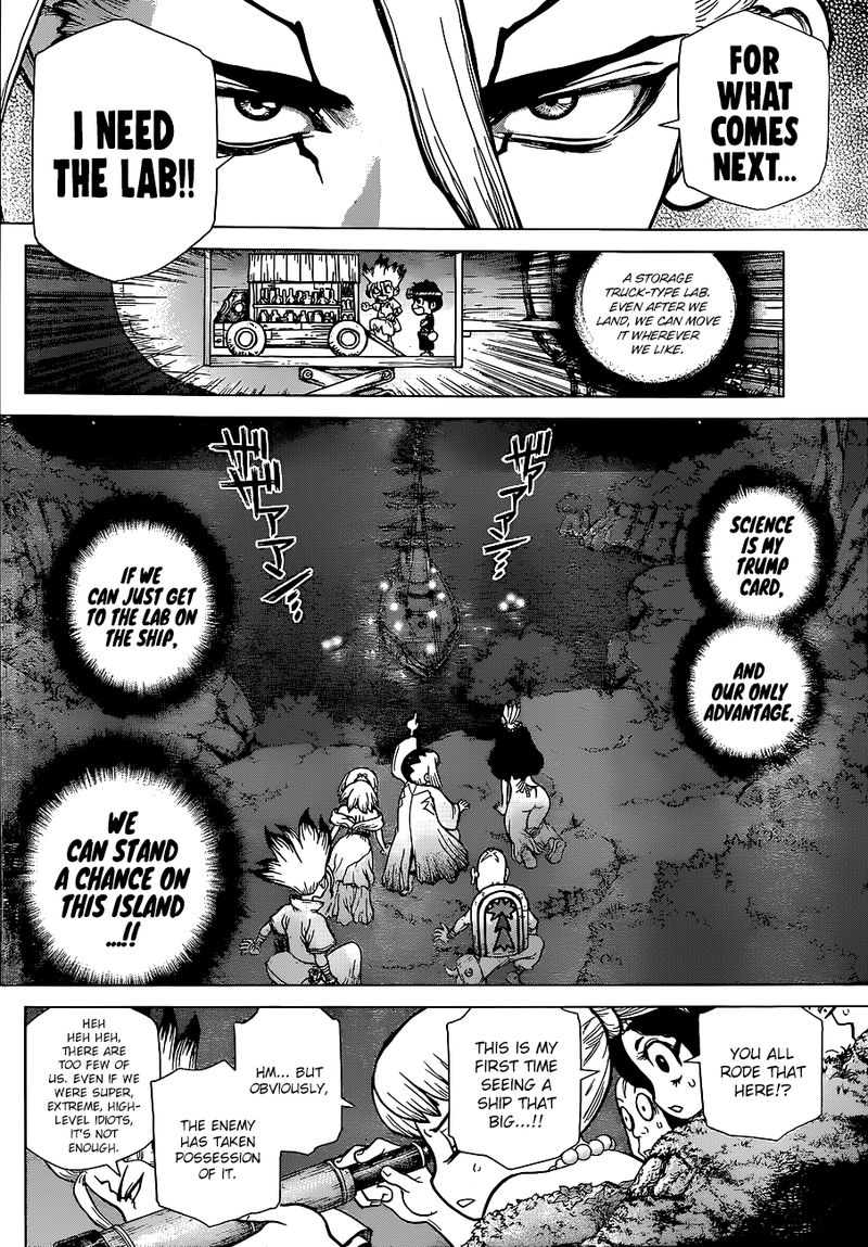 Dr. Stone Chapter 107 page 4 - Chapter 107: Ace in the Hole on the Ship of Science