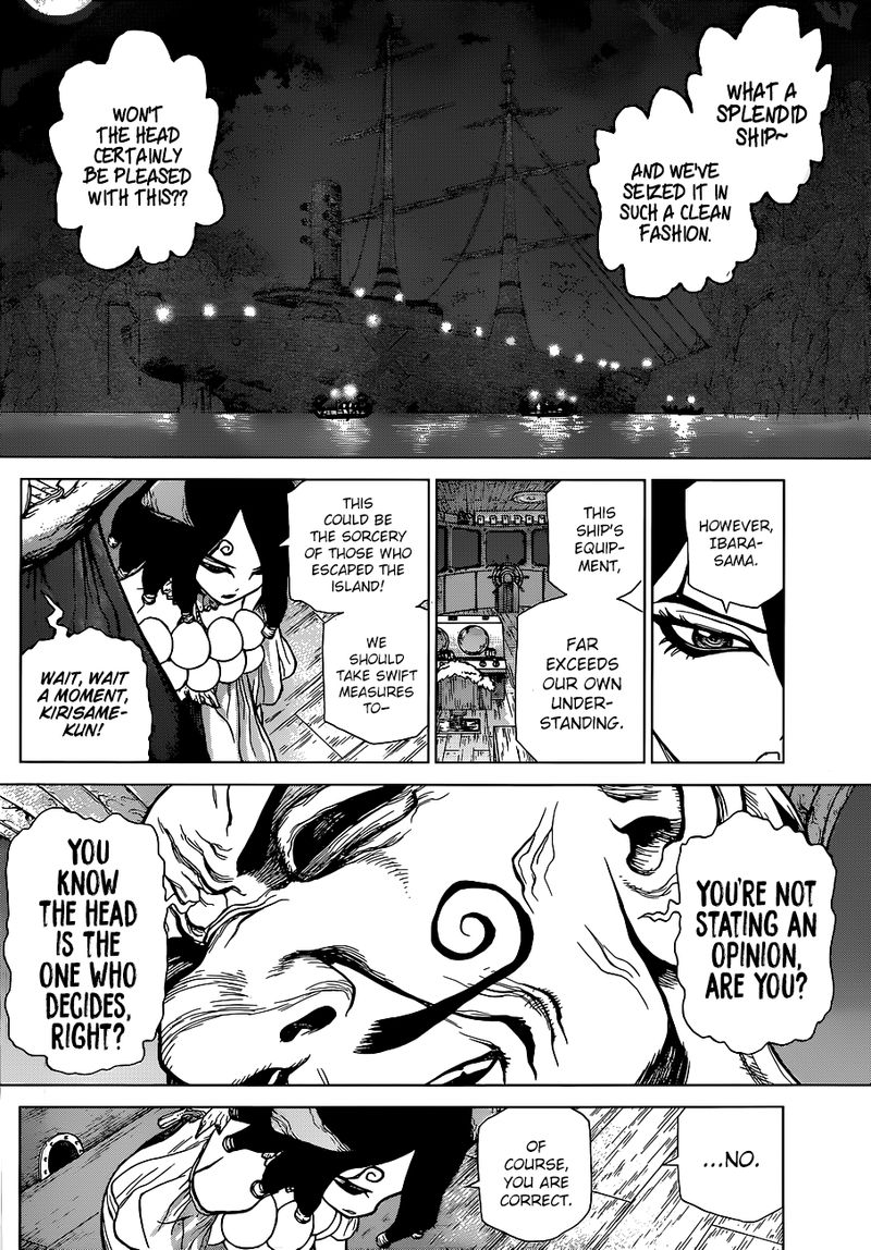 Dr. Stone Chapter 107 page 8 - Chapter 107: Ace in the Hole on the Ship of Science