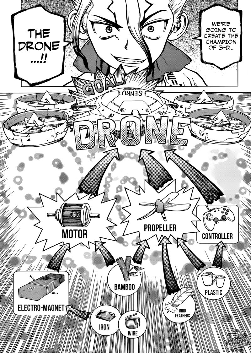 Dr. Stone Chapter 112 page 5 - Chapter 112: King of Three Dimensions
