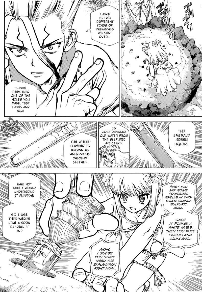 Dr. Stone Chapter 114 page 13 - Chapter 114: Silently, Science Pierces the Stone